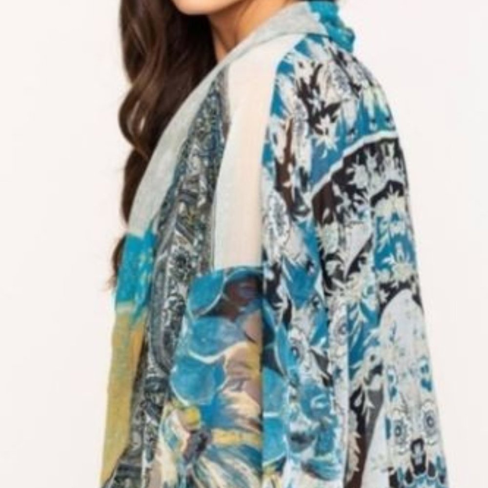 Free People - Intimacy - Leonora Kimono - Indigo